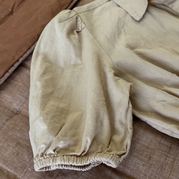 DOROTHY PERKINS cotton linen pant jumpsuit size 6 - Picture 5 of 7